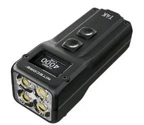 Nitecore T4K Taschenlampe / 4000 lm / Nachleuchten 209 m / Display