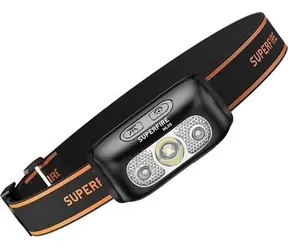 Superfire HL05-D Stirnlampe schwarz / 110lm / USB