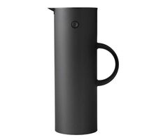 Stelton EM 77 mattschwarz / Vakuumkessel (Thermoskanne) / 1 l 