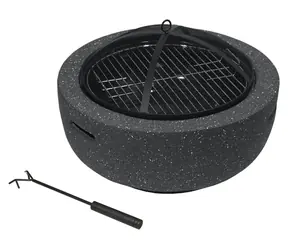 Cattara Kamin LA PALMA MgO 44 cm grau