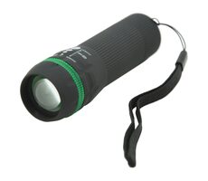 Cattara ZOOM Taschenlampe schwarz / 50 lm / 8-12 Stunden / 3x AAA Batterien / LED