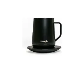 Muggo Mug Smart Mug 320 ml schwarz / einstellbare Temperatur 45 - 62,5°C / LED-Anzeige