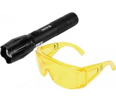 YATO YT-08587 / UV-Lampe + Brille / 1W