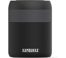 Kambukka Thermoskanne zum Mittagessen 600 ml Bora Mattschwarz 