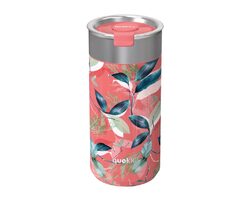 Quokka Boost Kaffeebecher 400 ml Exotic Pink / Thermobecher mit Sieb / Edelstahl 