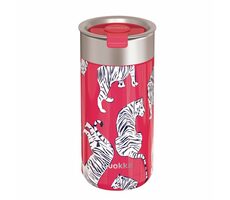 Quokka Boost Kaffeebecher 400 ml Tigers / Thermosbecher mit Sieb / Edelstahl 