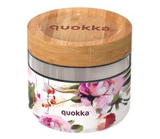 Quokka Deli Food Jar 820 ml Dark Flowers / Lebensmittelbehälter / Glas