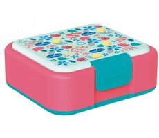 Quokka Twist Kids Flowers / Snackbox / Kunststoff / 180 mm x 67 mm x 160 mm
