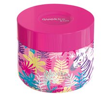 Quokka Whim Kids Food Jar 369 ml Zebras / Thermobehälter für Lebensmittel / Edelstahl 