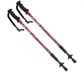 CALTER STROMBOLI 3-teiliges Paar rot / Trekkingstöcke / 65/110-135cm
