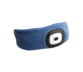SIXTOL SX5021 blau / Stirnband mit Stirnlampe / 4x45lm LED / Li- ION 300mAh / wiederaufladbar