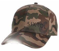 SIXTOL B-CAP Camouflage / LED-Kappe mit Licht / 5x 5 lm / wiederaufladbar / USB