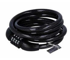 Forever KYL-100 Fahrradschloss mit Zahlencode schwarz