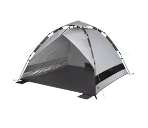 High Peak Calida 80 silbergrau / Strandzelt / 200 x 200 x 135 cm