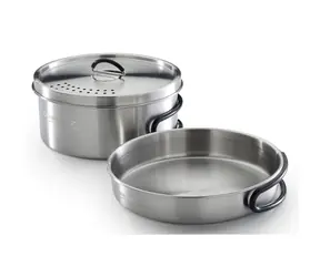 CAMPINGAZ Trekking Cook Kit / Outdoor-Geschirrset / 1x Bratpfanne 15,5 cm / 1x Kochtopf 14,5 cm + Deckel / 1x Beutel / Nachverkauf