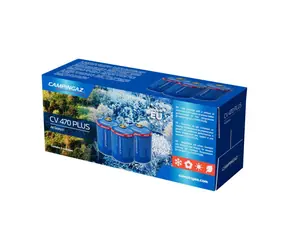 CAMPINGAZ CV 470 PLUS 3 Stück / Gaskartuschen / Ganzjahresmischung / Butan/Propan / Nachverkauf