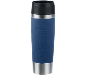 Emsa Travel Mug Classic Grande 0,5l blau / Thermobecher / Edelstahl