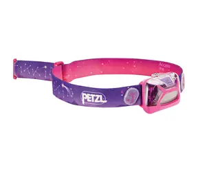 Petzl Tikkid rosa / Stirnlampe / 20 lm / Nachleuchten bis 7m / 3x AAA / IPX4