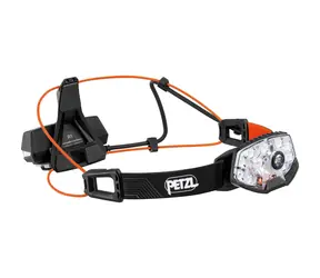 Petzl Nao RL schwarz / Stirnlampe / 1500 lm / Nachleuchten bis 160m / 3200 mAh / IPX4