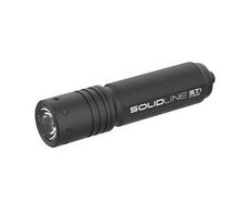 SolidLine ST1 schwarz / Taschenlampe / 100 lm / Nachleuchten bis 35m / 1x AAA / IP54