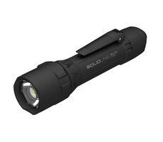 SolidLine SL10 schwarz / Taschenlampe / 750 lm / Reichweite bis zu 250m / 4X AA / IP54