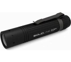 SolidLine ST6R schwarz / Taschenlampe / 800 lm / Nachleuchten bis 200m / 2500 mAh / IP54