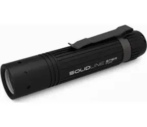 SolidLine ST6R schwarz / Taschenlampe / 800 lm / Nachleuchten bis 200m / 2500 mAh / IP54