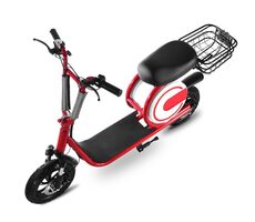 Eljet Roadster rot / Elektroroller / 350W / max. Geschwindigkeit 25 km/h / Reichweite 30 km / Tragfähigkeit 100 kg 