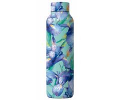 Quokka Edelstahl-Thermosflasche SOLID Blue Irises 850 ml
