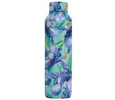 Quokka Edelstahl-Thermosflasche SOLID Blue Irises 630 ml