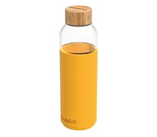 Quokka Glaswasserflasche Flow gelb 660 ml