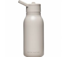 Neon Kactus Kinder-Edelstahlflasche grau 340 ml