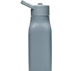 Neon Kactus Kindersilikonflasche blau 340 ml