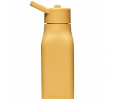 Neon Kactus Kinder-Silikonflasche gelb 340 ml