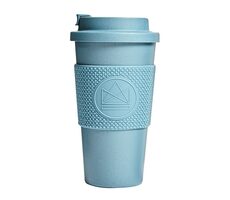 Neon Kactus Ökologischer Thermosbecher 450 ml blau / 0,45 L / Kunststoff 