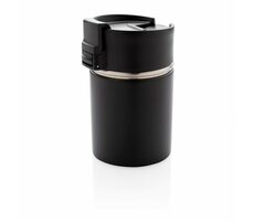 XD Design Bogota Keramik-Thermosbecher 220 ml schwarz / 0,22 l / Keramik und Edelstahl 