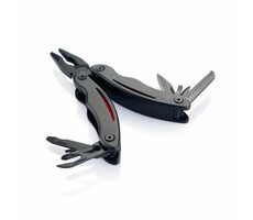XD Design Grip schwarz-rot / Multifunktionszange / 13 Werkzeuge / 360 g 