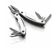 XD Design Grip schwarz-silber / Multifunktionszange / 13 Werkzeuge / 360 g
