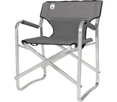 Coleman Aluminium Liegestuhl grau / Klappstuhl / Belastbarkeit: 113 kg