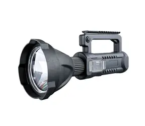 Solight LED-Akku-Handtaschenlampe mit Powerbank schwarz / 800lm / IP44 / Li- ION