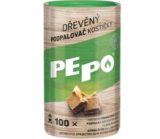PE-PO Feuerzeugwürfel aus Holz 100 Stück PEPO