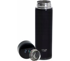 Adler AD 4506 473ml schwarz / Thermoskanne / LED-Thermometer