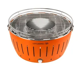 LotusGrill G435 U orange / Holzkohlegrill / Rostdurchmesser 40,5 cm