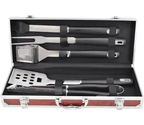 MASTER GRILL MG114 / Set Grillzubehör / 5 Stück / Koffer