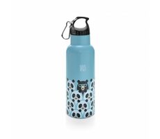 Iris Barcelona Kinder-Edelstahl-Thermosflasche Friends 500 ml blau