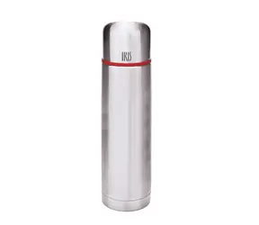 Iris Barcelona Thermoskanne aus Edelstahl 1 L Silber