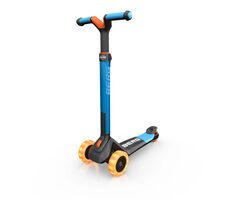 BERG Nexo Faltroller Blau mit leuchtenden Rädern / Belastbarkeit 50 kg / ab 2 Jahren 