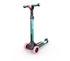 BERG Nexo Faltroller Mint mit leuchtenden Rädern / Tragkraft 50 kg / ab 2 Jahren 