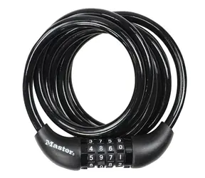 Master Lock 8221EURDPRO Spiralkombinations-Fahrradschloss - 1,8 m