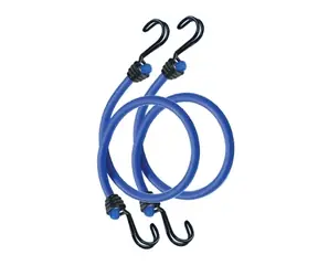 Master Lock 3017EURDAT Set mit 2 Gummibändern mit Haken - 120 cm
